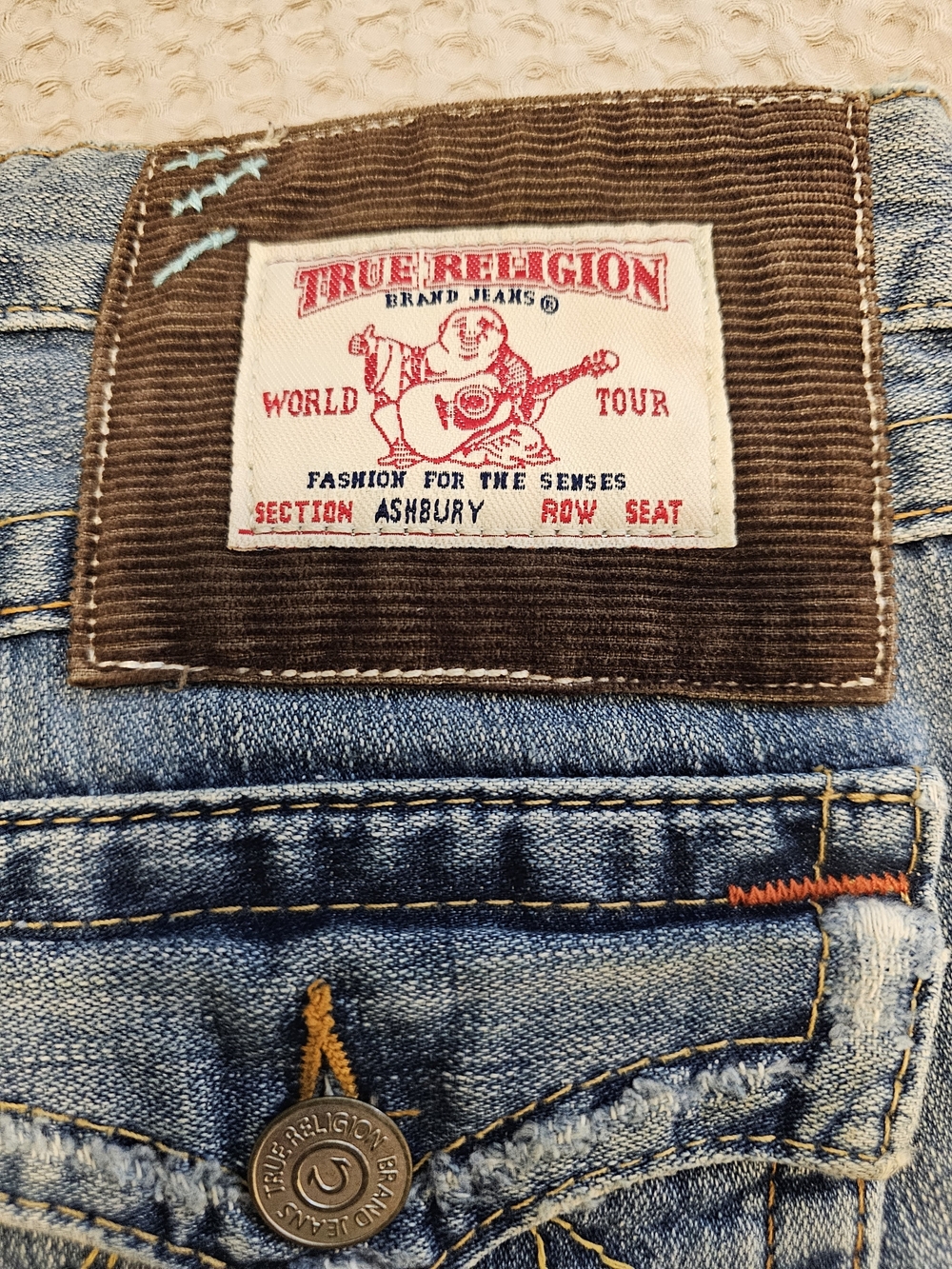 TRUE RELIGION ASHBURY PATCHWORK JEANS – SIZE 29 | RARE Y2K BOHO - Picture 7 of 12